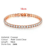 Pulseira de Cobre com Zircônia - Charm Design