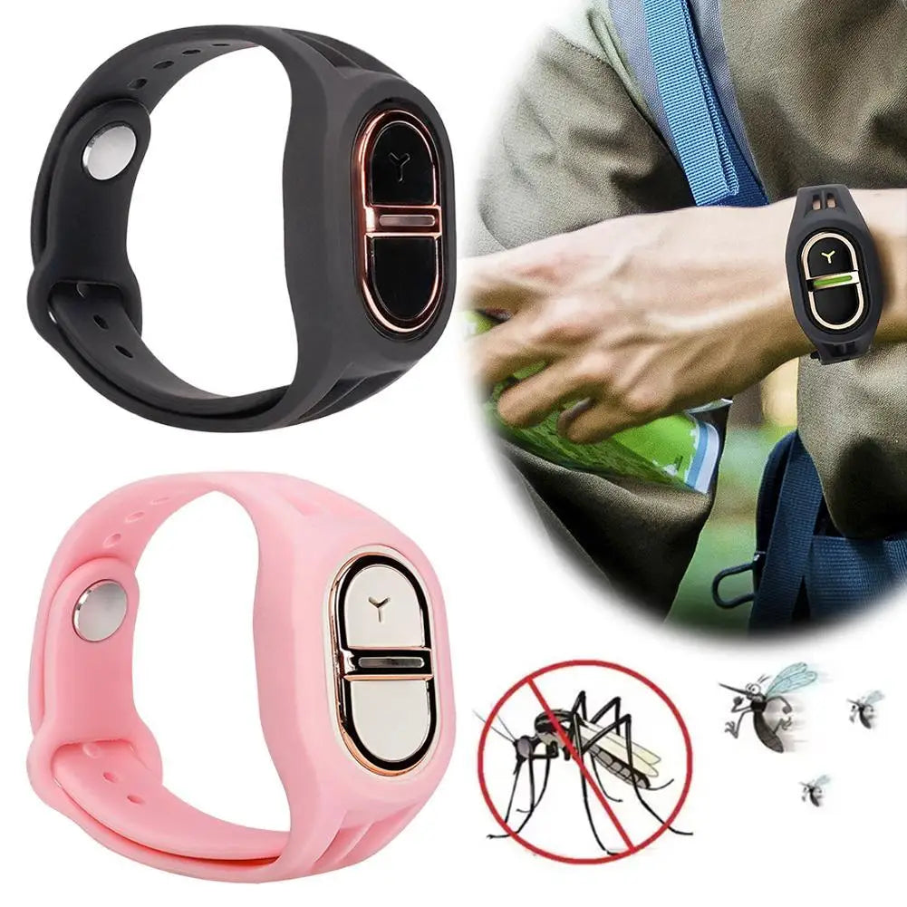 MosquitoShield Pro™ - Pulseira Repelente Ultrassônica Premium | Proteção Familiar Sem Químicos