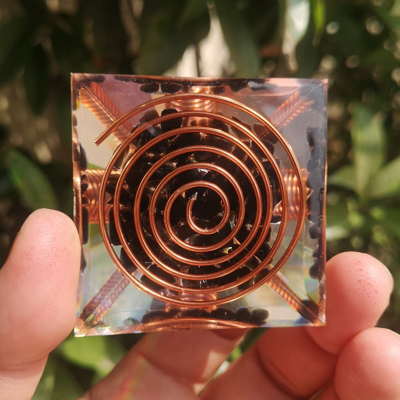 Orgonite com Espiral de Cobre CopperWire™