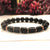 Pulseira Proteção EMF com Shungite e Turmalina - Terapia da Mulher