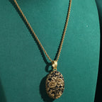 Colar de Cobre Art Deco Girassol de Van Gogh | Choker Vintage Gótico - VanGoghGlow™