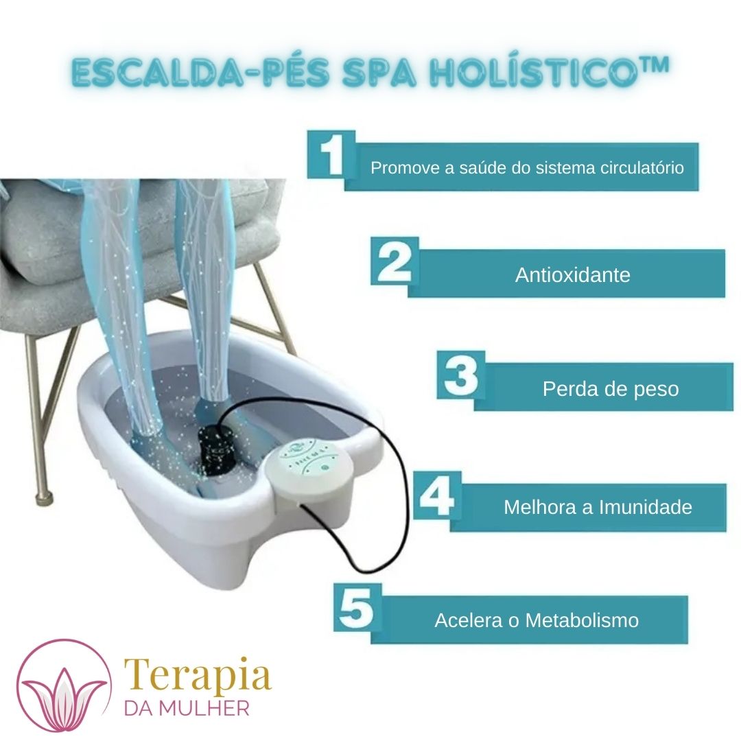 Escalda-pés SPA Holístico™ - Detox e Relaxamento