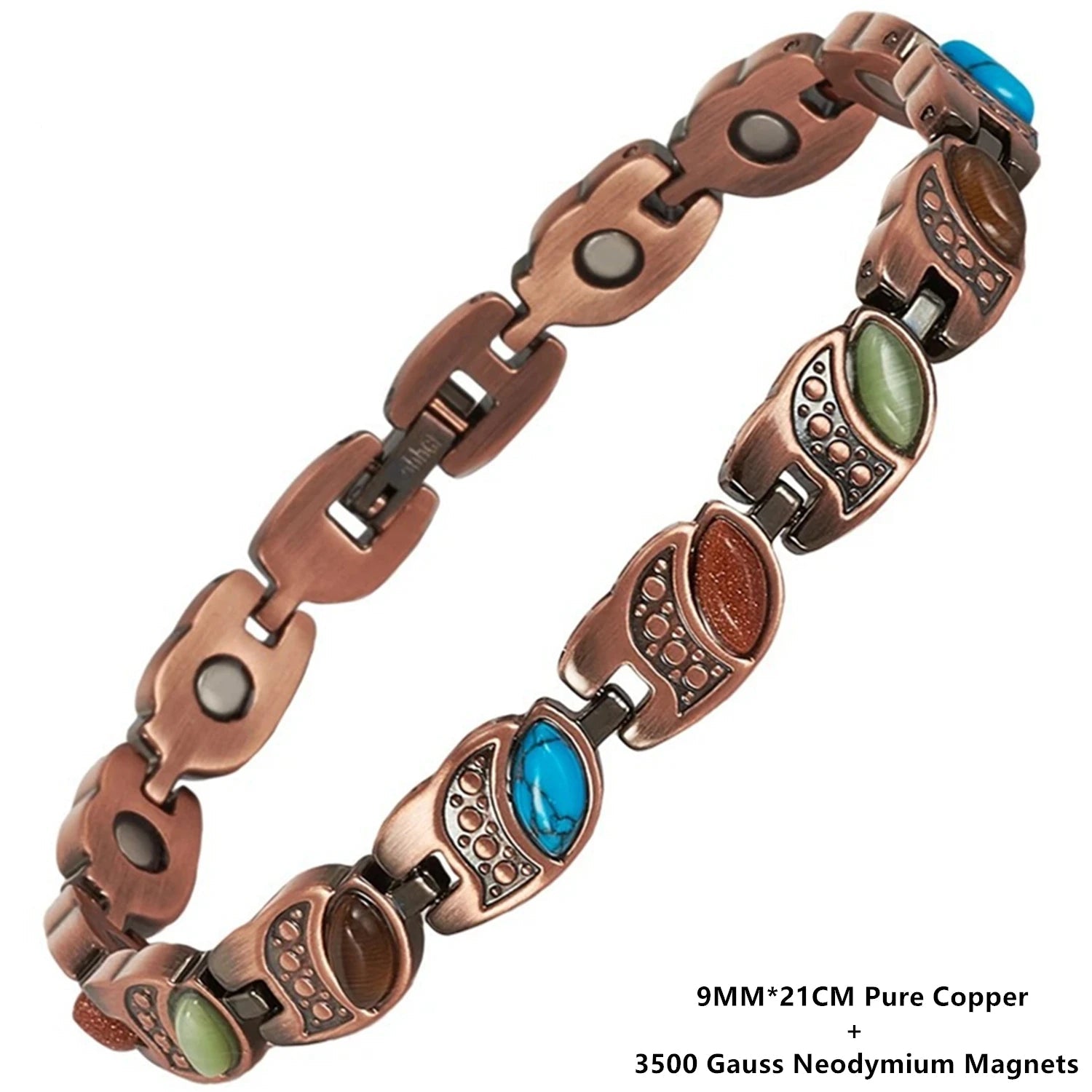 P-Energy - Bracelete Biomagnético de Cobre | Energia Vital e Beleza Natural