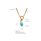 Colar Amazonite Serenidade - Pedra Natural | Portal de Intuição e Paz Interior