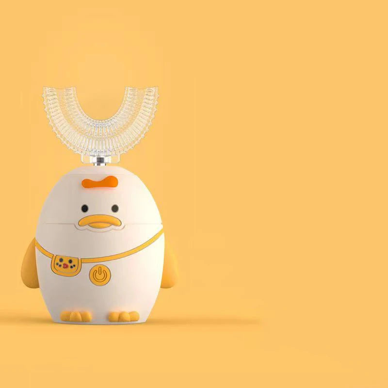 Escova de Dentes Elétrica Infantil Formato U 360° | Automática Sônica com Temporizador - SmileBuddy™