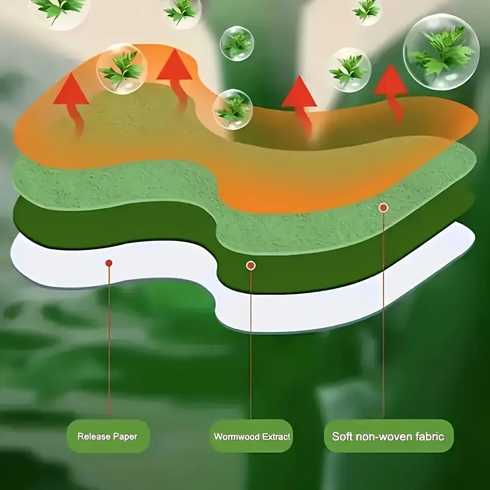 HerbalFlow™ - 120 Emplastros Naturais de Artemísia | Alívio para Articulações e Músculos