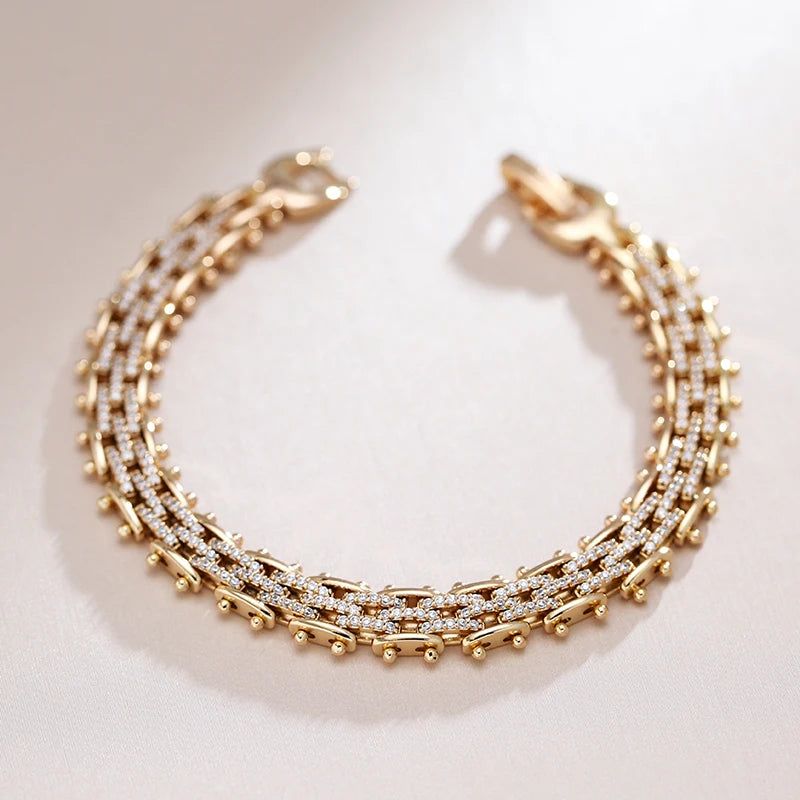 Pulseira de Cobre com Zircônia - Terapia da Mulher