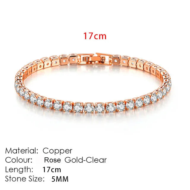 Pulseira de Cobre com Zircônia - Charm Design