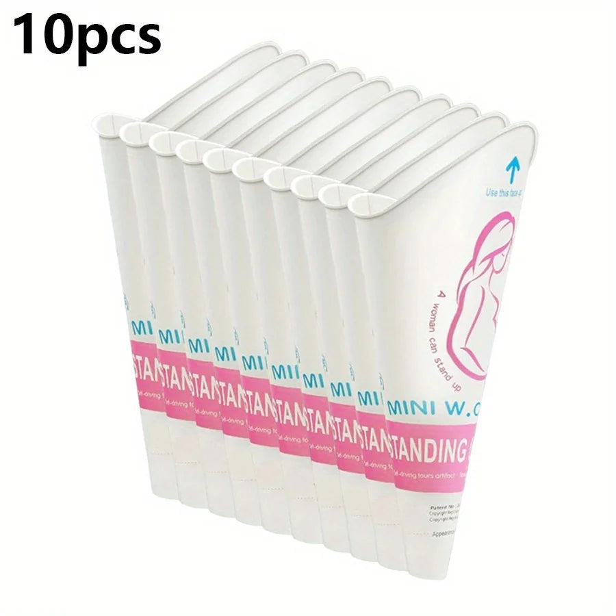 Dispositivo Urinário Portátil Descartável Feminino | Kit 10/20 Unidades para Camping e Viagens