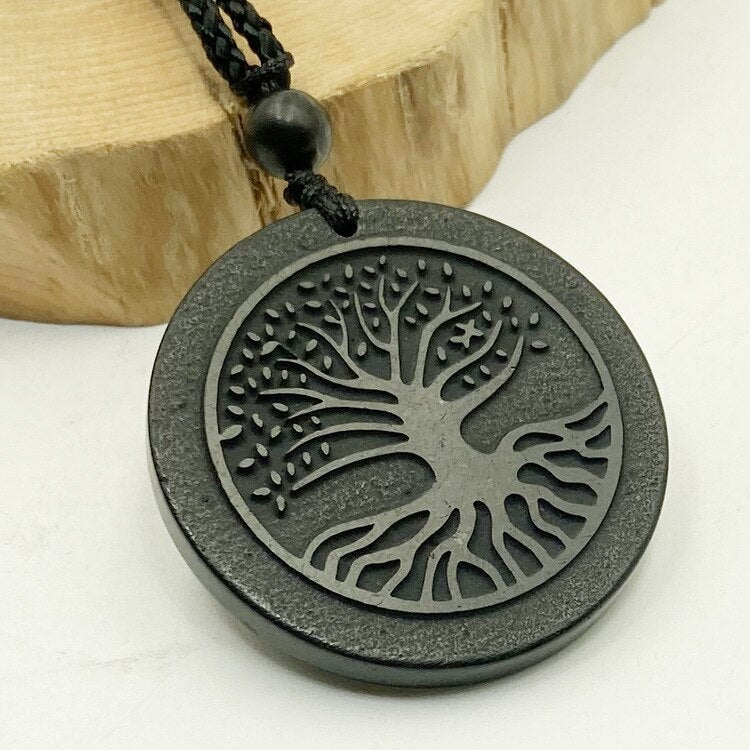 Necklace with Shungite Pendant