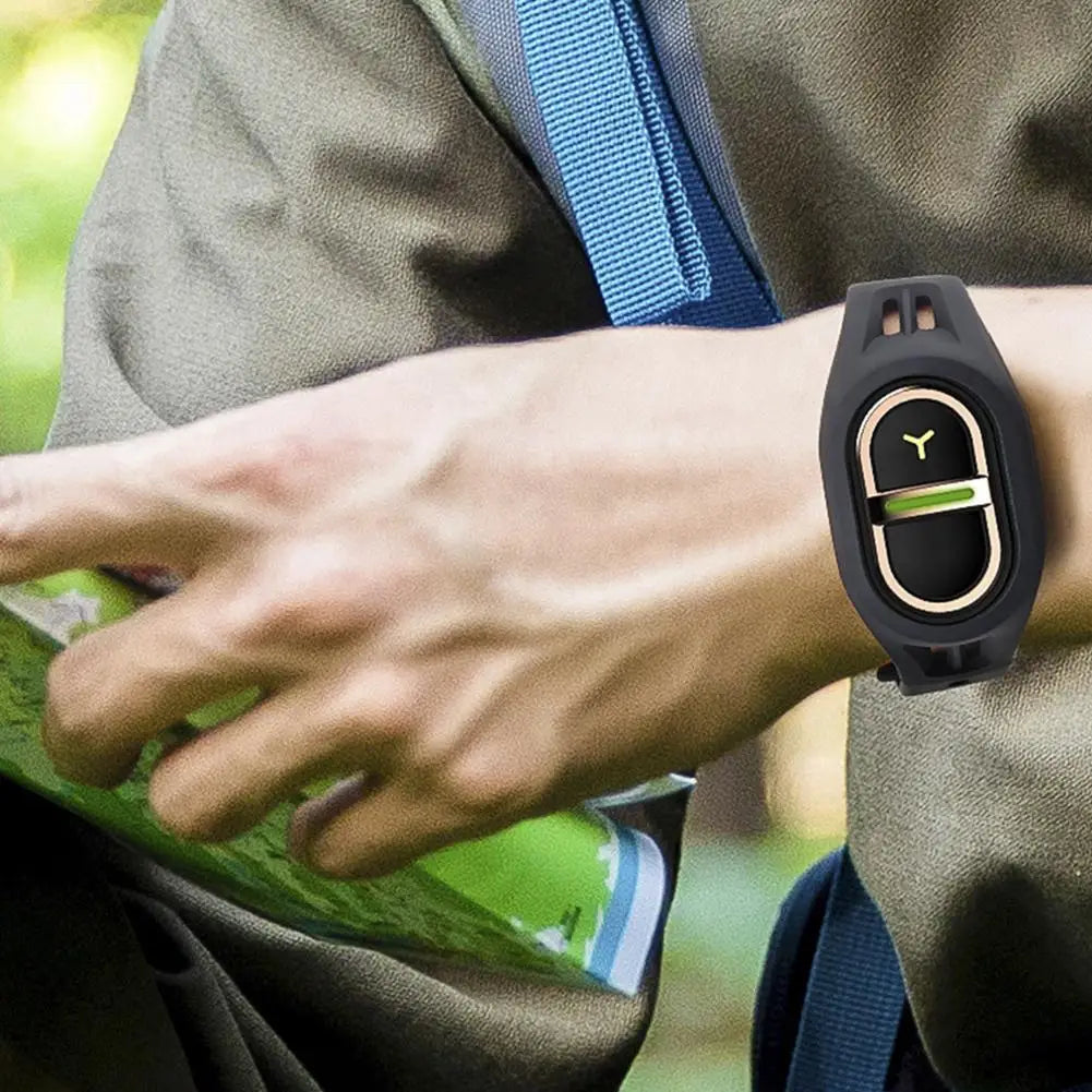 MosquitoShield Pro™ - Pulseira Repelente Ultrassônica Premium | Proteção Familiar Sem Químicos