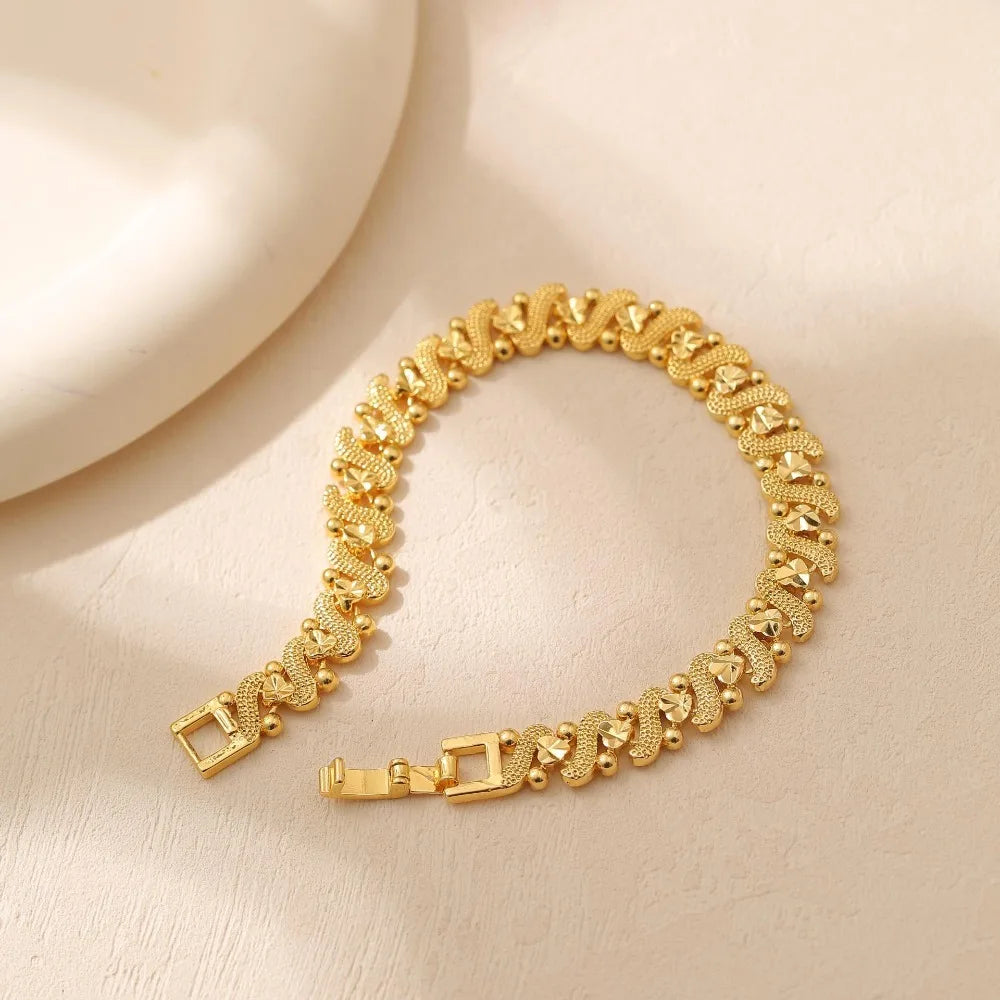 Bracelete de Cobre Puro Estilo Cubano | Elegância Unissex e Bem-estar - CubanLux™