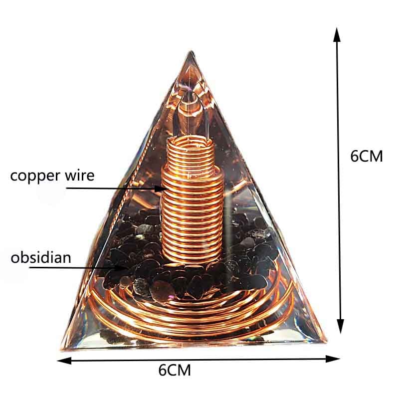 Orgonite com Espiral de Cobre CopperWire™