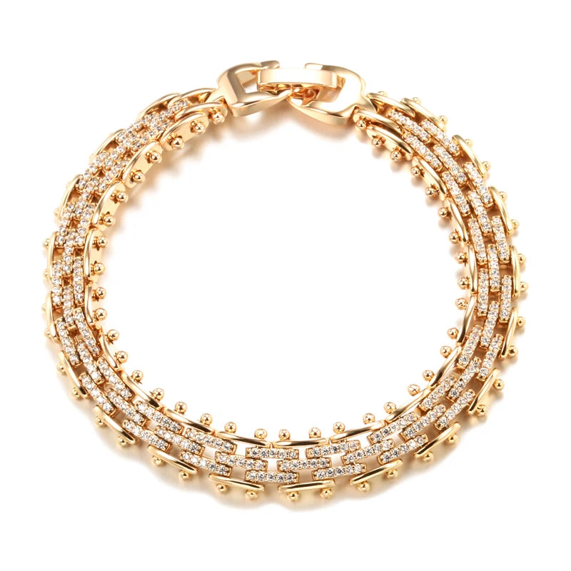 Pulseira de Cobre com Zircônia - Terapia da Mulher