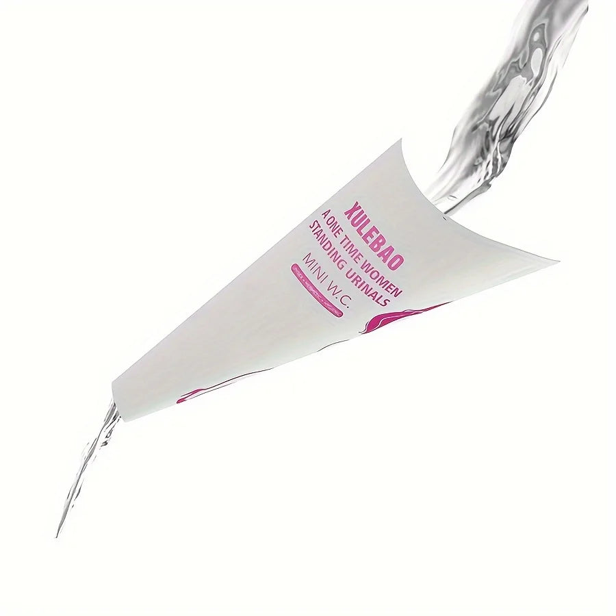 Dispositivo Urinário Portátil Descartável Feminino | Kit 10/20 Unidades para Camping e Viagens