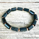 Bracelete Turmalina e Cobre - Terapia da Mulher Raw-T™