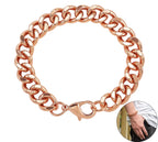 Pulseira de Cobre Puro Estilo Cubana