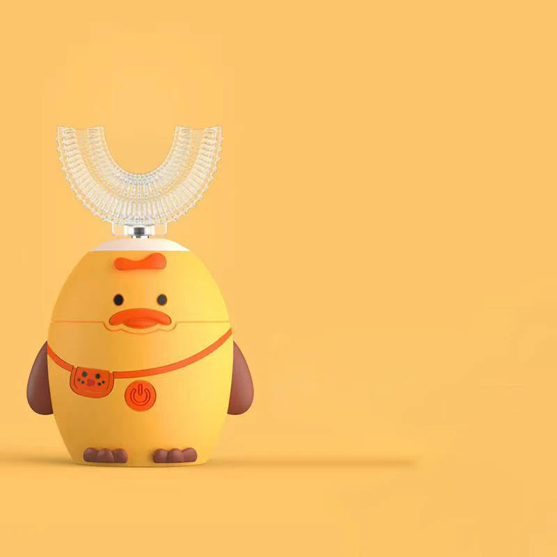 Escova de Dentes Elétrica Infantil Formato U 360° | Automática Sônica com Temporizador - SmileBuddy™