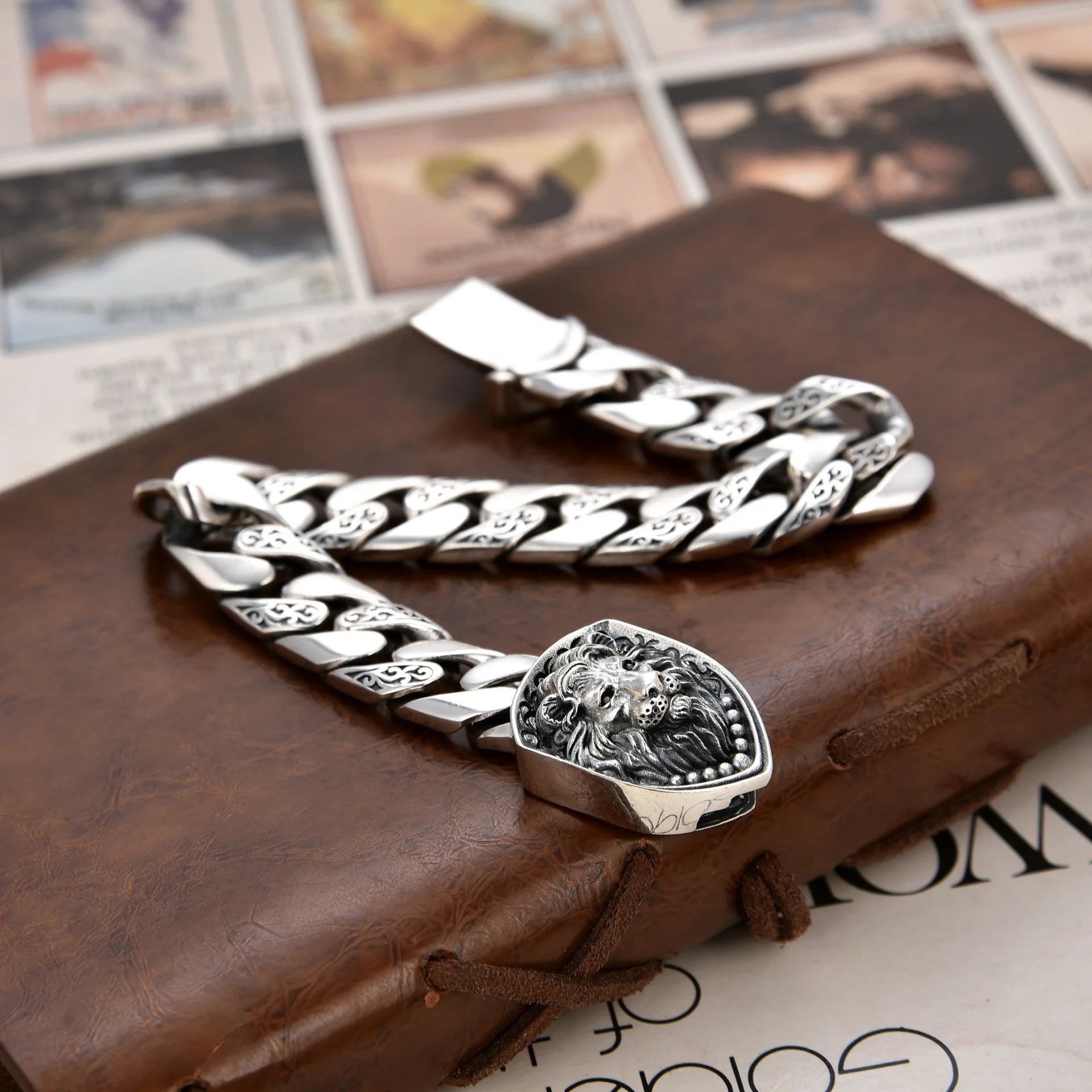 LionHeart Silver - Bracelete de Prata Sterling S925 | Poder e Exclusividade