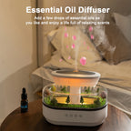 Difusor Ultrassônico Gota de Chuva com Ruído Branco - Aromaterapia e Sono Profundo | RainDream™