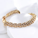 Pulseira de Cobre com Zircônia - Terapia da Mulher