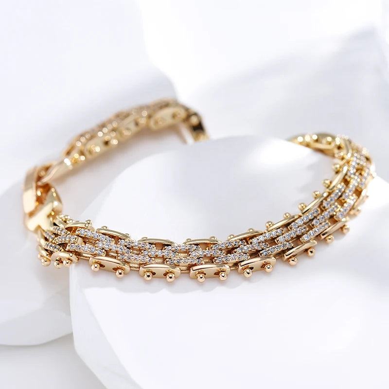 Pulseira de Cobre com Zircônia - Terapia da Mulher