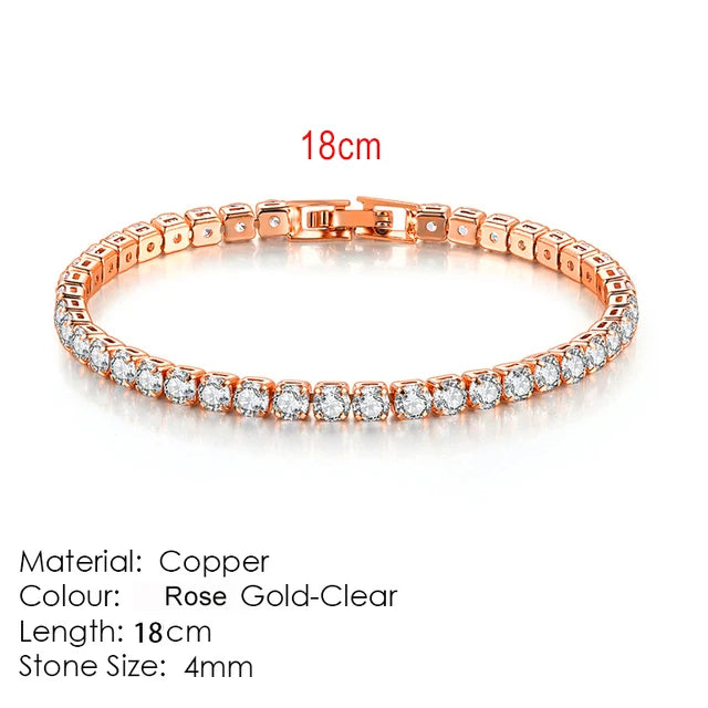 Pulseira de Cobre com Zircônia - Charm Design