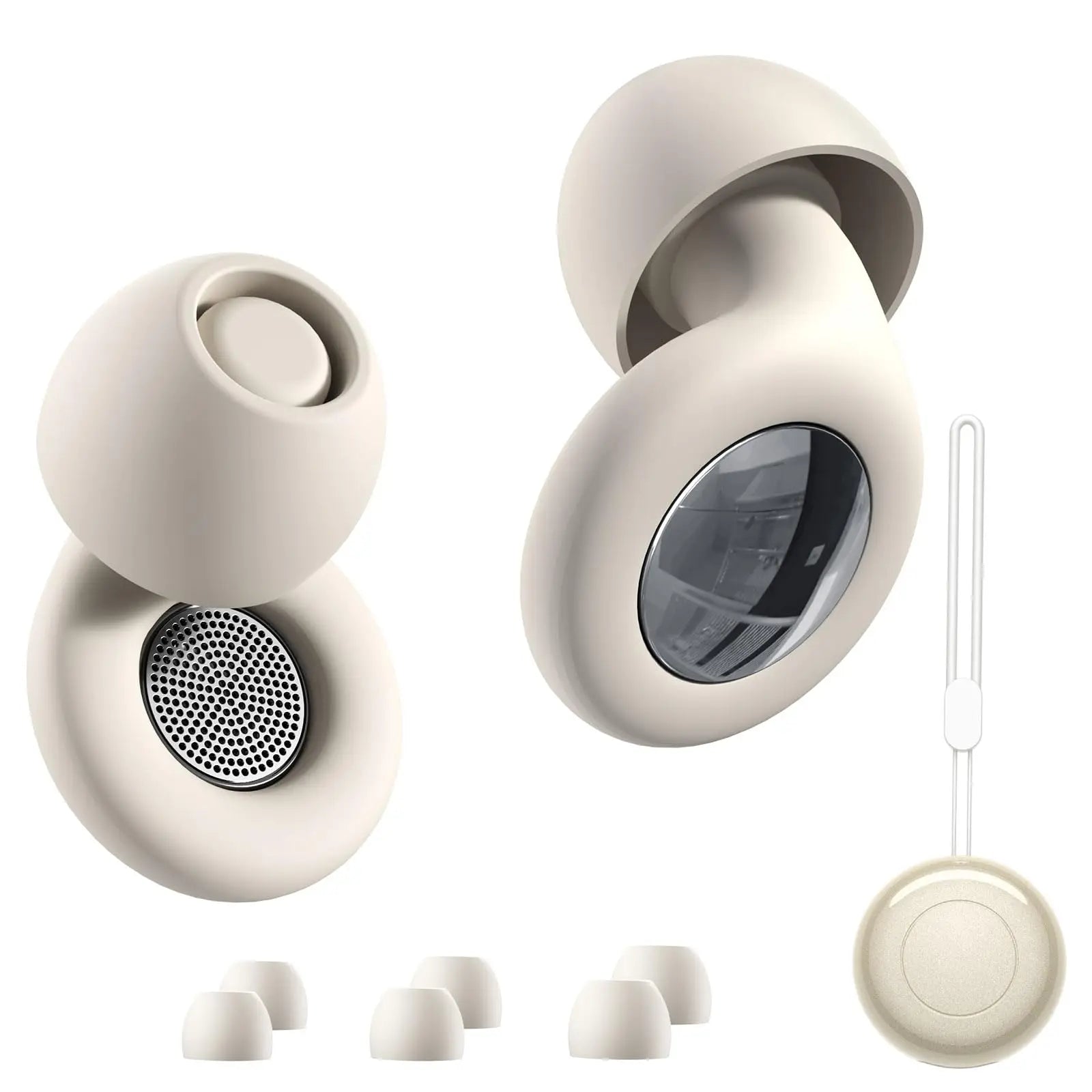 Protetores Auriculares de Silicone para Dormir | Redução 30dB e Conforto Total - SilentFlow™