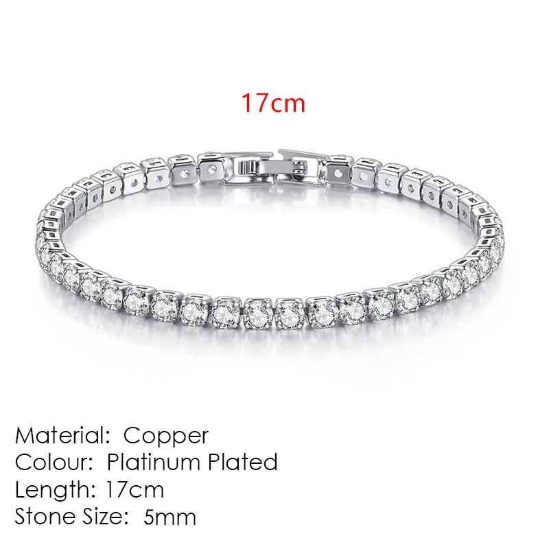 Pulseira de Cobre com Zircônia - Charm Design