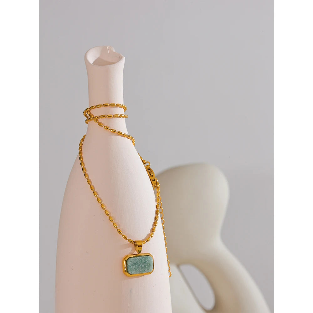 Colar Amazonita Sagrada - Proteção e Equilíbrio Feminino