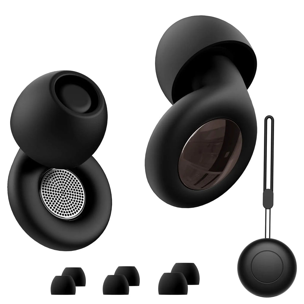 Protetores Auriculares de Silicone para Dormir | Redução 30dB e Conforto Total - SilentFlow™