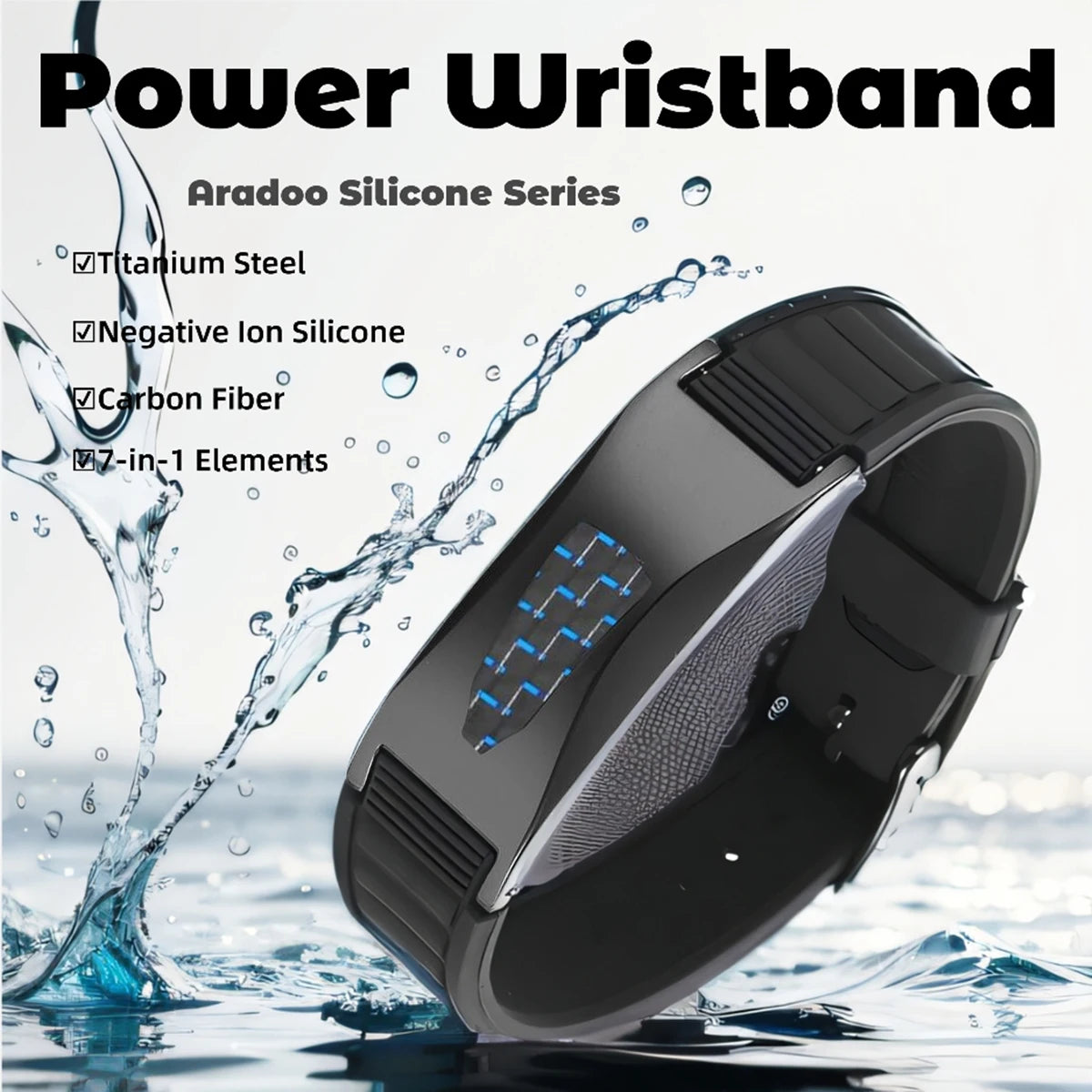IonFlow™ 7-Elements - Bracelete Magnético dos 7 Elementos Ancestrais