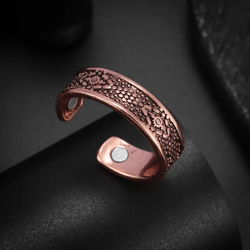 Anel de Cobre Puro 99.9% com Magnetos | 9 Modelos