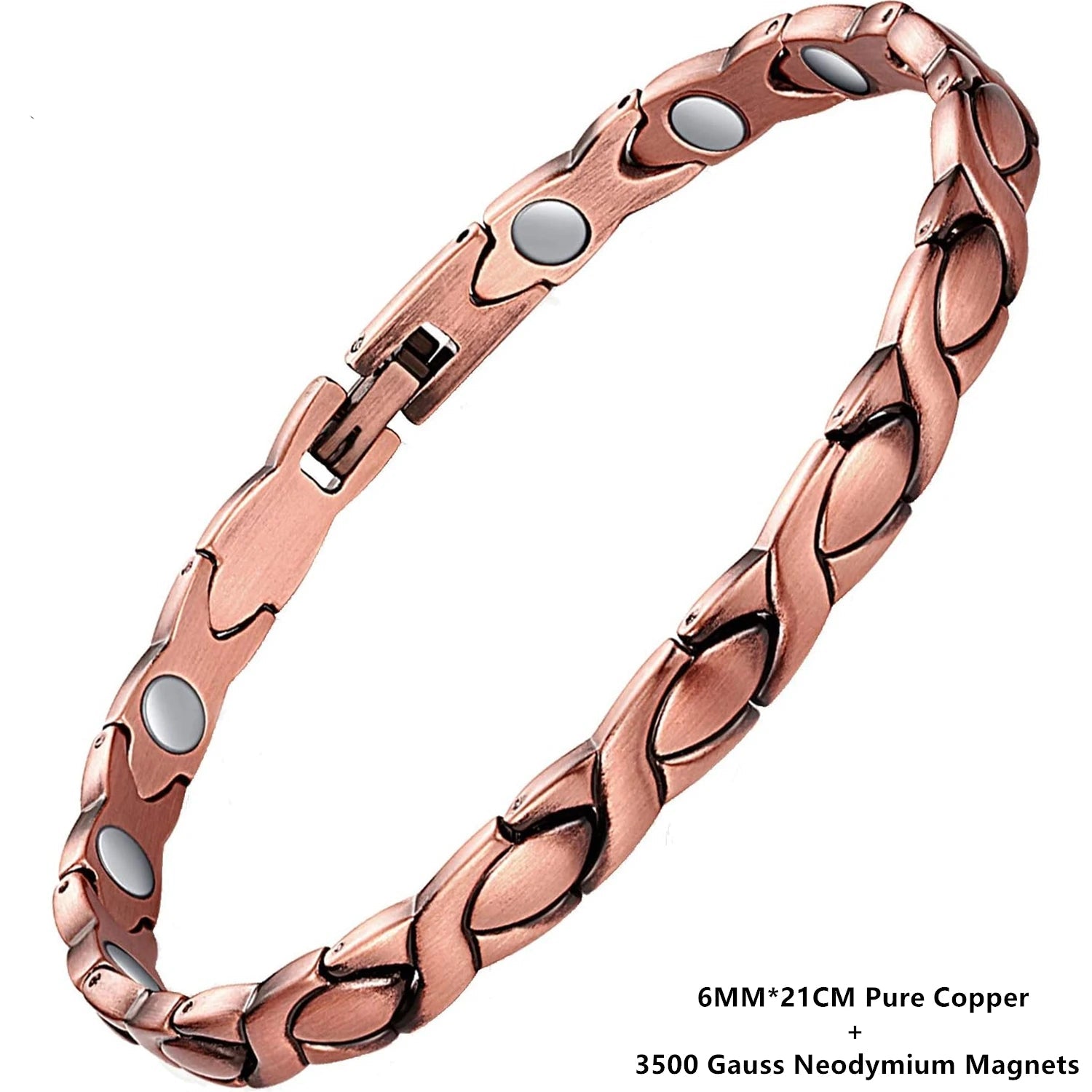 P-Energy - Bracelete Biomagnético de Cobre | Energia Vital e Beleza Natural