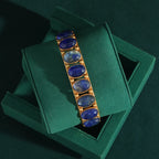 Bracelete Opala Celestial - Cobre com Banho Ouro 18k | Elegância Vintage Premium