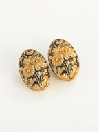 Brinco de Cobre - Art Deco Girassol de Van Gogh