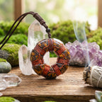 Núcleo Áureo™ | Gerador de Orgone Toroidal com Cristal Natural