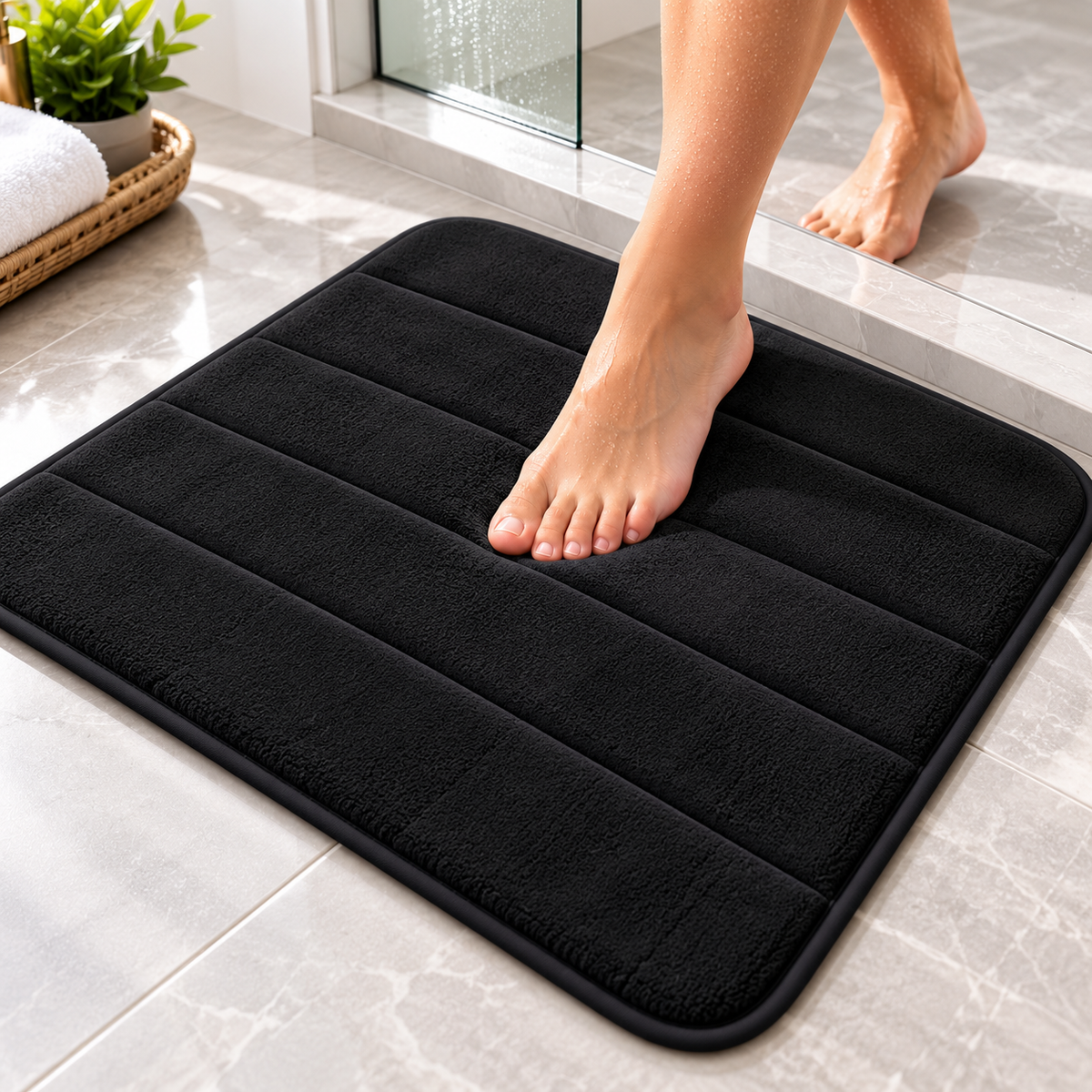 Tapete de Banheiro Absorvente Antiderrapante | Soft Essencial
