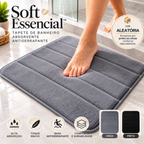 Tapete de Banheiro Absorvente Antiderrapante | Soft Essencial