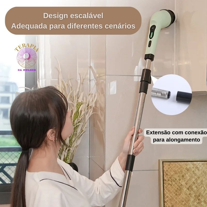 Vassoura Elétrica Multiuso Wi-Fi &-Spin™
