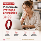 VitalShield™ - Pulseira de Bem-estar Energético | Germânio, Titânio e Turmalina
