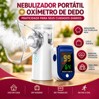 Nebulizador Portátil e Oxímetro de Dedo | Kit ou Avulsos