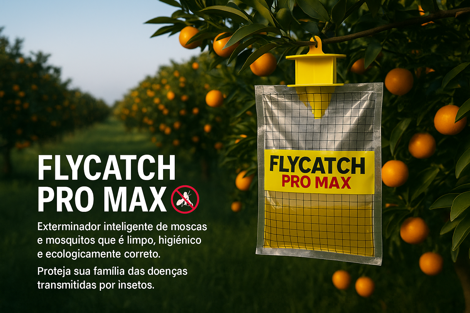 FlyCatch Pro Max - Exterminador Inteligente de Mosquitos