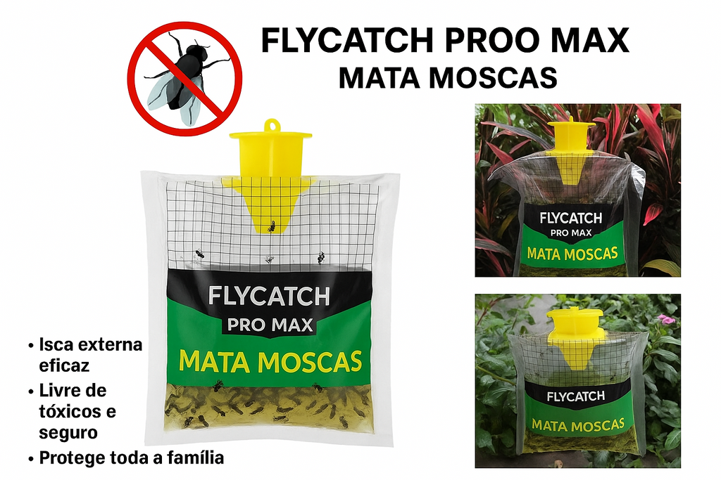 FlyCatch Pro Max - Exterminador Inteligente de Mosquitos