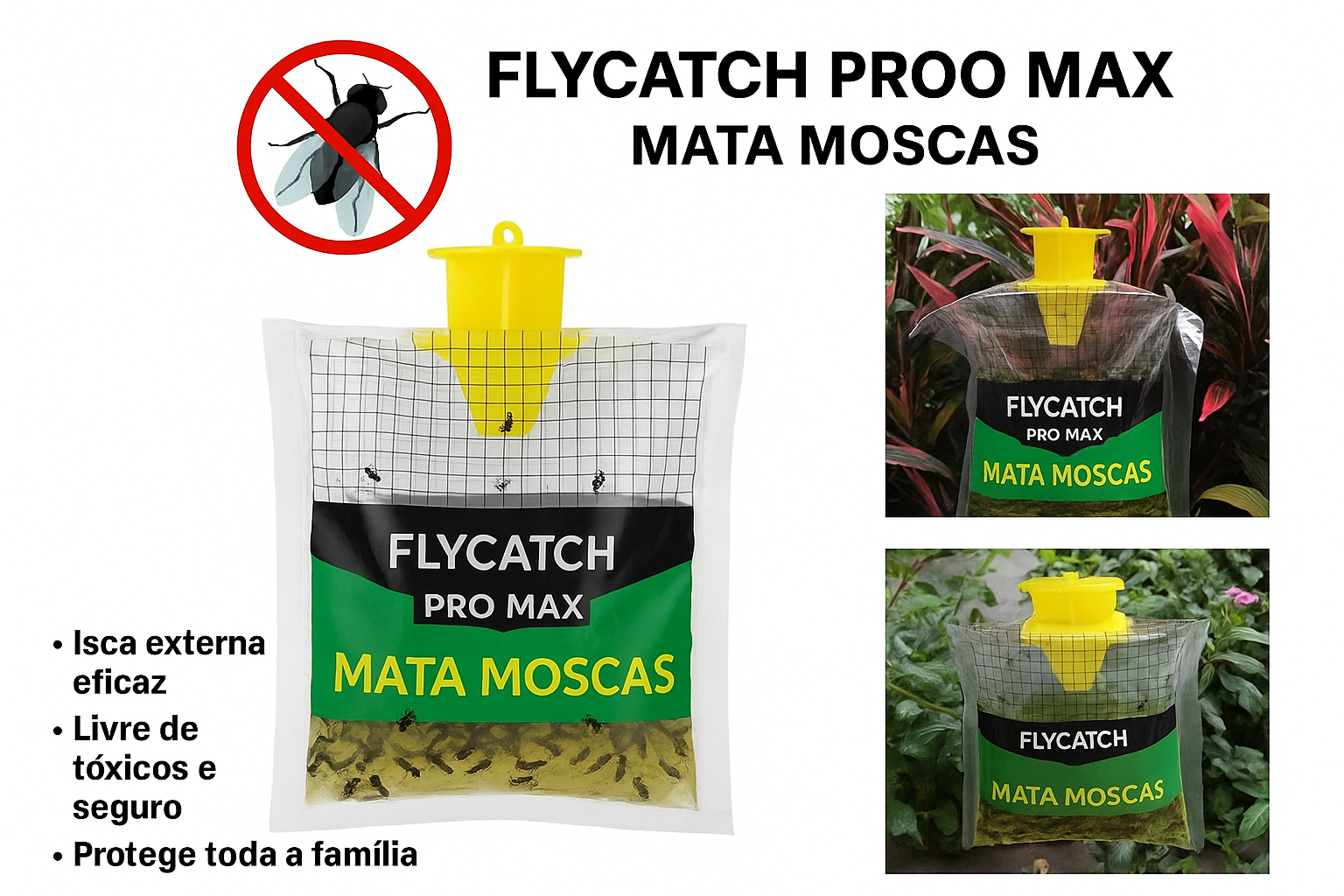 FlyCatch Pro Max - Exterminador Inteligente de Mosquitos