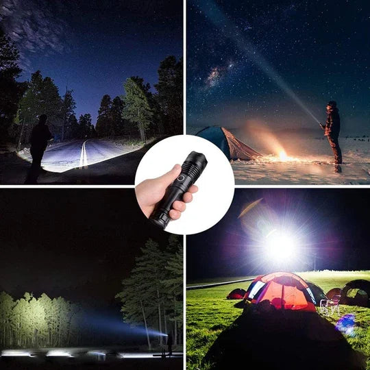Linterna láser táctica LED recargable - OwlTorch™ 