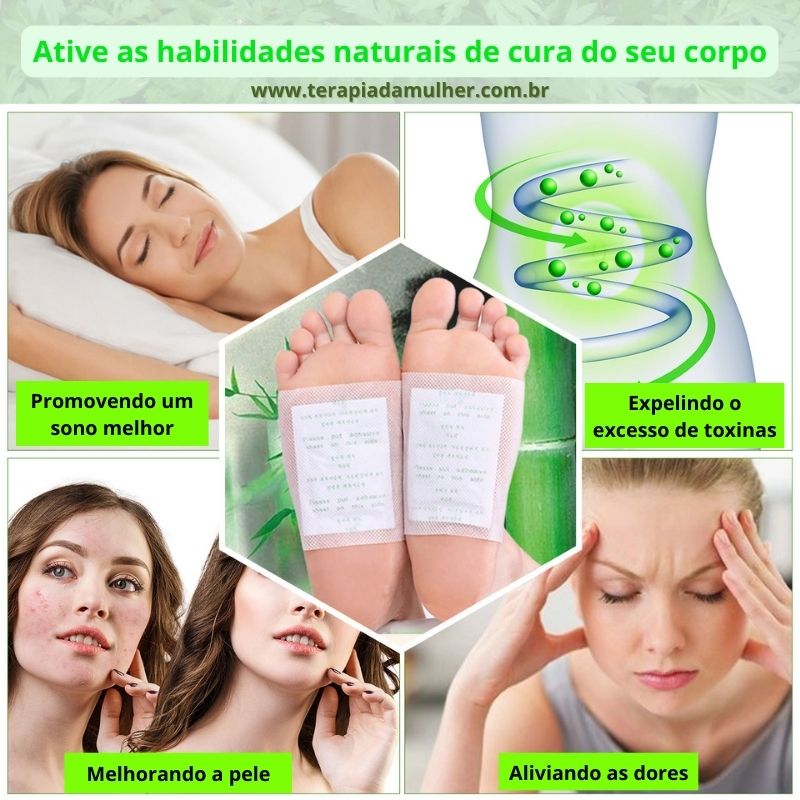 Adesivo Detox Natu® - Removedor Natural de Toxinas