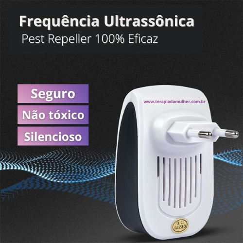 Repelente de insectos ultrasónico electrónico