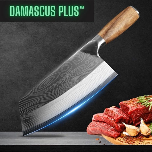 Faca do Chef em Aço Inoxidável - Damascus Plus™