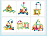 Children's Toy - Magnetic Educational Kit of Sticks and Balls